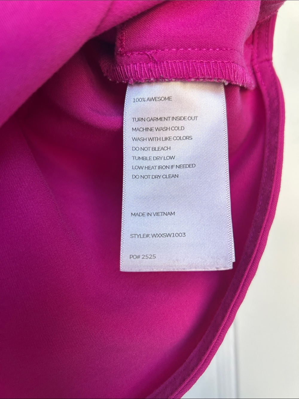 Figs Rafaela Magenta Cap-Sleeve Oversized Scrub Top XXS - Picture 4 of 5